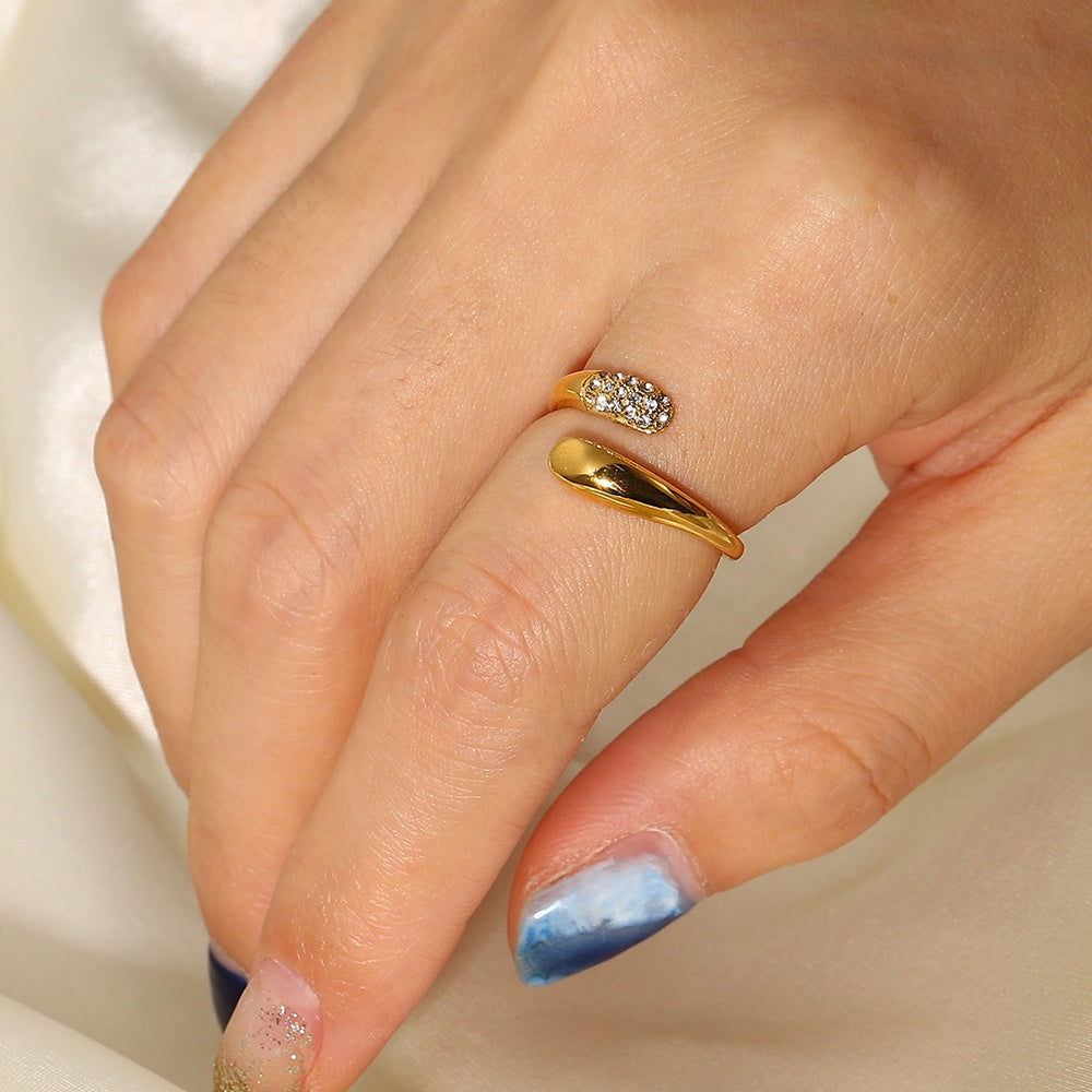 Ever-Sleek Snake Ring