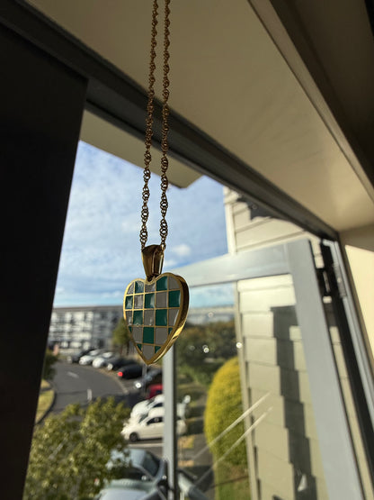 Sweetheart Check Necklace